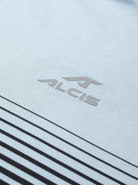 Thumbnail for Alcis Men Striped Dry Tech Slim Fit T-shirt - Distacart