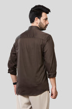 Thumbnail for Jonesburg Men's Solid Slim Fit Formal Shirt