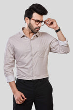 Thumbnail for Jonesburg Men's Printed Slim Fit Formal Shirt