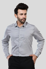 Thumbnail for Jonesburg Men's Solid Slim Fit Formal Shirt