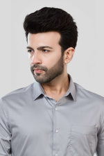 Thumbnail for Jonesburg Men's Solid Slim Fit Formal Shirt