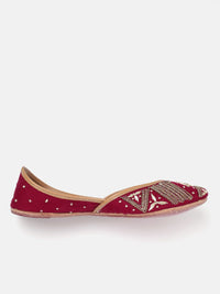 Thumbnail for House of Pataudi Women Embellished Mojaris