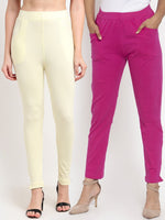 Thumbnail for TAG 7 Women Pack Of 2 Leggings - Distacart