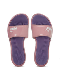 Thumbnail for Puma Women Purple & Pink Silvia V4 Sliders