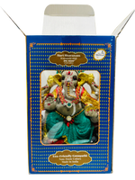 Thumbnail for Eco-Friendly Ganesh Idol Small (Non-Toxic Colors) With Kumkum & Akshat - Limited Time Offer - Distacart