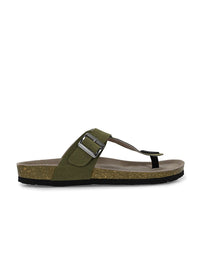 Thumbnail for Roadster The Lifestyle Co. Men Green Slip-On Comfort Sandals