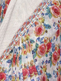 Thumbnail for Mitera Floral Printed Pure Georgette Saree