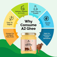 Thumbnail for Auric A2 Bilona Desi Cow Ghee - Pure Brijwasi Ghee - Bilona Curd Churned