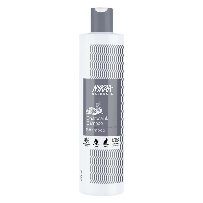 Nykaa Naturals Scalp Purifying -Free Shampoo With Charcoal, Bamboo & Neem - Distacart