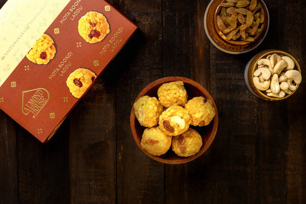 Almond House Motaboondi Laddu (MAP) - Distacart