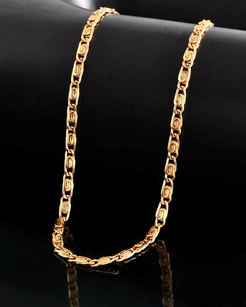 VOJ Gold-Plated Statement Chain - Distacart