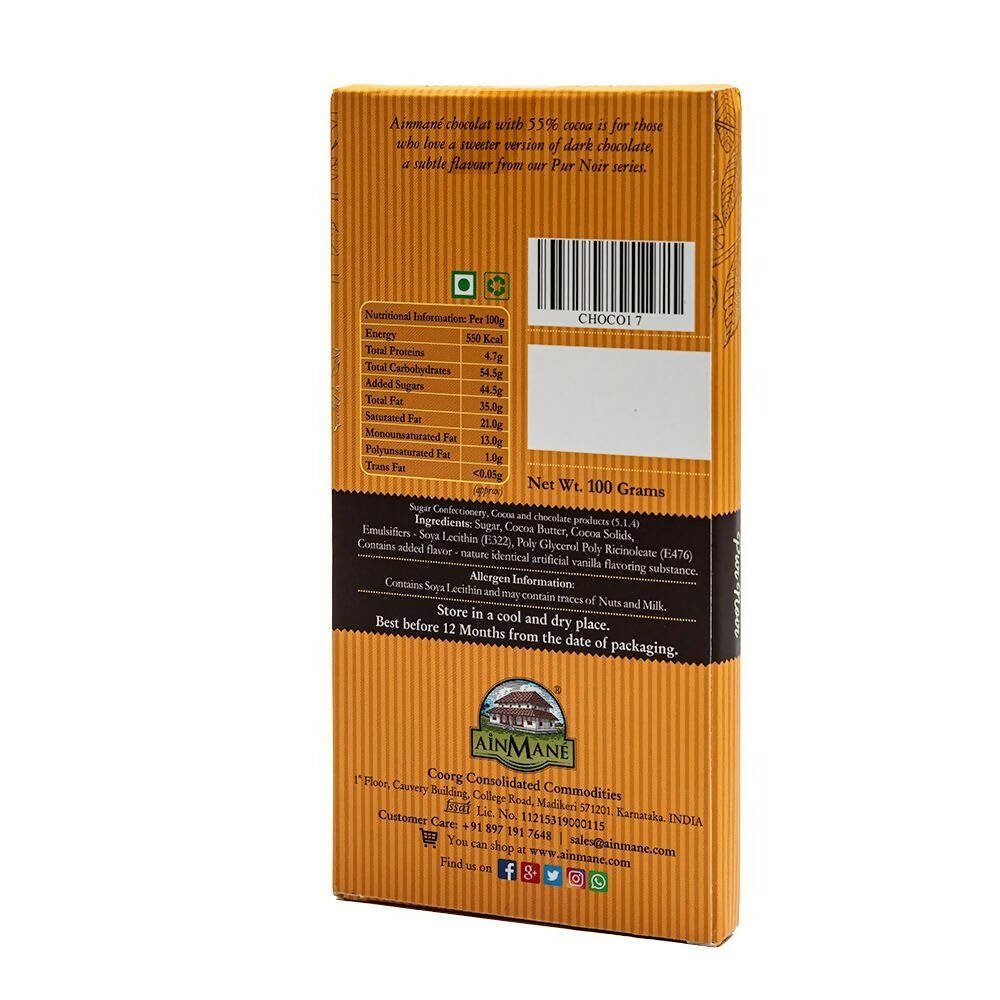 Ainmane Pur Noir Dark Chocolate - Distacart