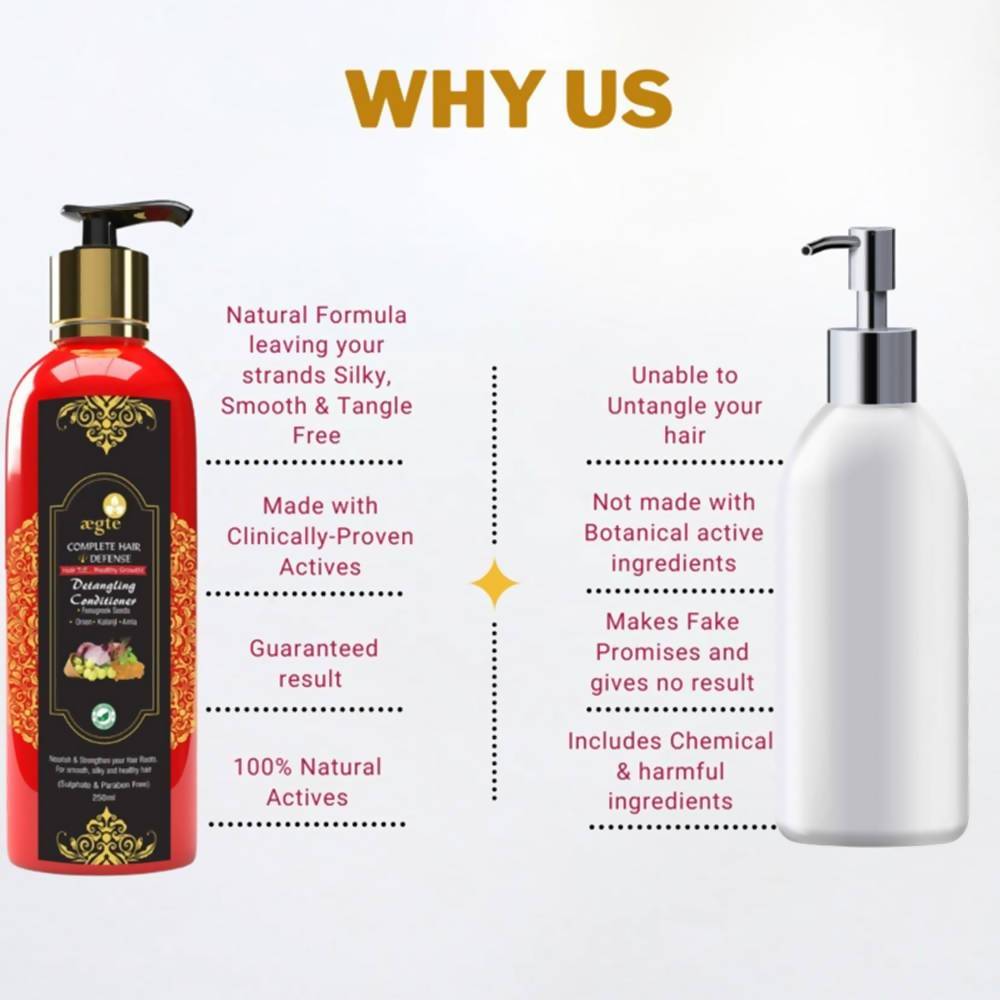 Aegte Complete Hair Defense Hair Fall Healthy Growth Detangling Conditioner uses
