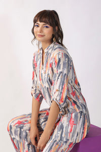 Thumbnail for Indian Fashion Women Multicolour Printed Kurta And Pant Co Ord Set