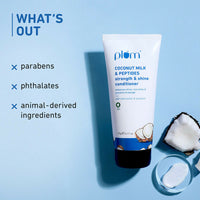 Thumbnail for Plum Coconut Milk & Peptides Conditioner For Soft, Shiny Hair