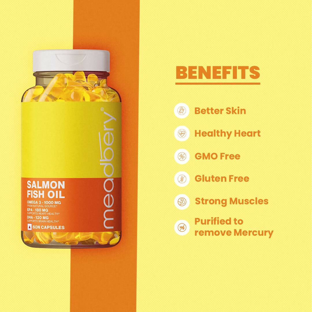 Meadbery Salmon Fish Oil Capsules - Distacart
