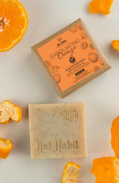 Nat Habit Cold Processed Exfoliating Orange Soap - Distacart
