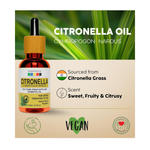Thumbnail for Organix Mantra Citronella Oil - 100% Natural Citronella Essential Oil - Distacart