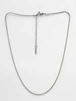 Thumbnail for NVR Women's Set of 3 Silver-Toned German Silver Oxidised Chain - Distacart
