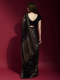 Thumbnail for Anouk Embellished Sequinned Saree - Distacart