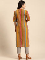 Thumbnail for Anouk Women Striped Cotton Kurta - Distacart