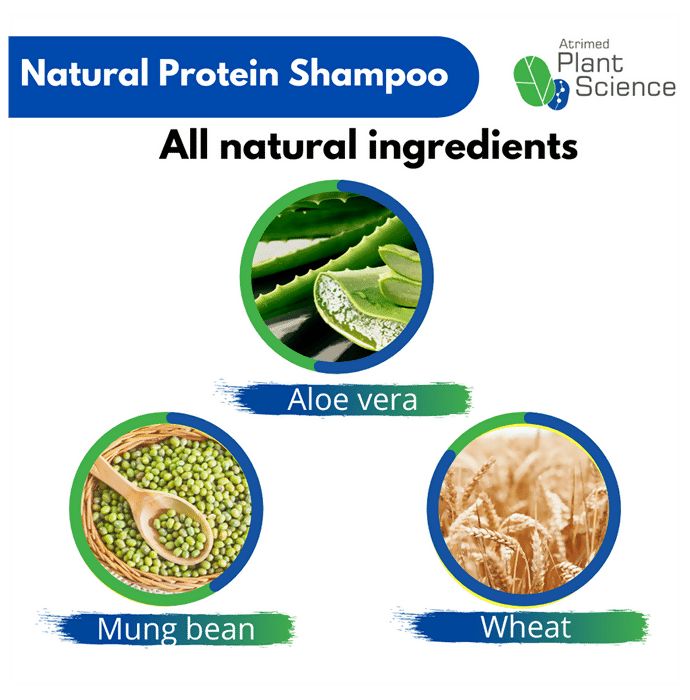 Atrimed Plant Science Natural Protein Shampoo - Distacart