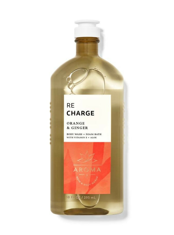 Bath & Body Works Orange Ginger Body Wash and Foam Bath - Distacart