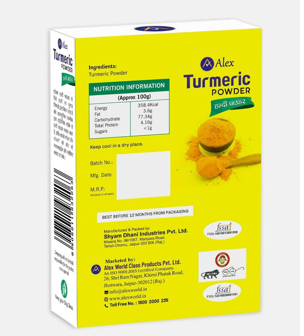 Alex Turmeric Powder - Distacart