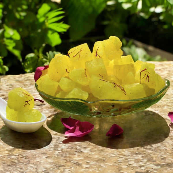 Cherry Kesar Petha