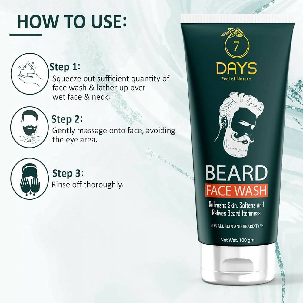 7 Days Beard Face Wash - Distacart