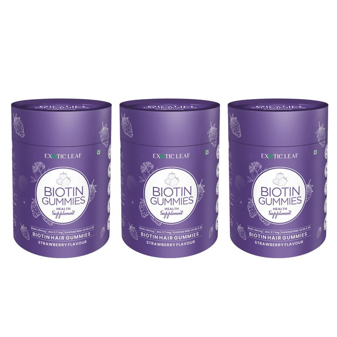 Exotic Leaf Biotin Gummies - Distacart