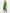 Aniyah Cotton Block Print Green Straight Kurta