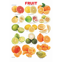 Thumbnail for Dreamland Publications Educational Chart for Kids - Fruit Chart - 3 - Distacart