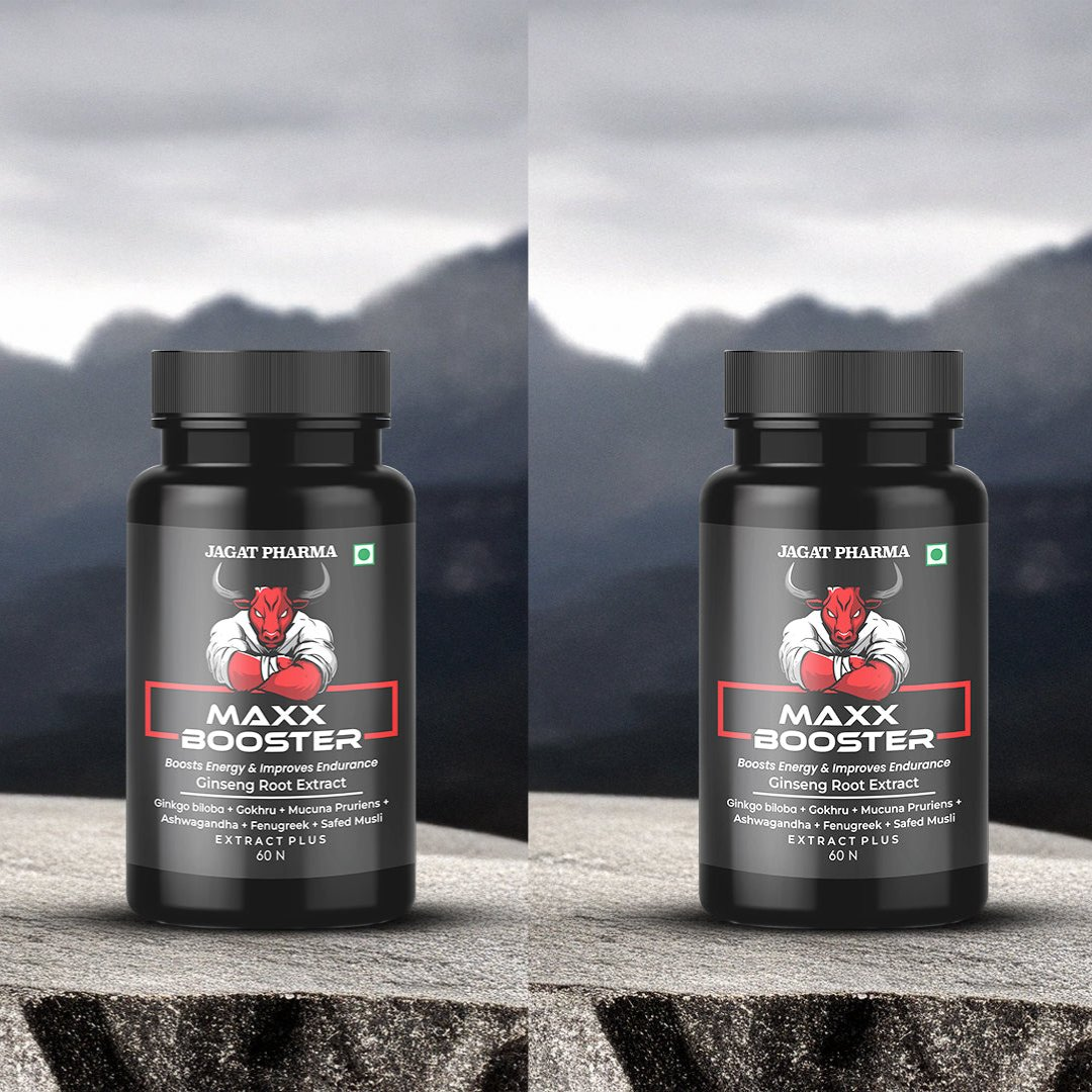 Jagat Pharma Maxx Booster- 60 Capsule Muscle Mass Gainer and Stamina Booster