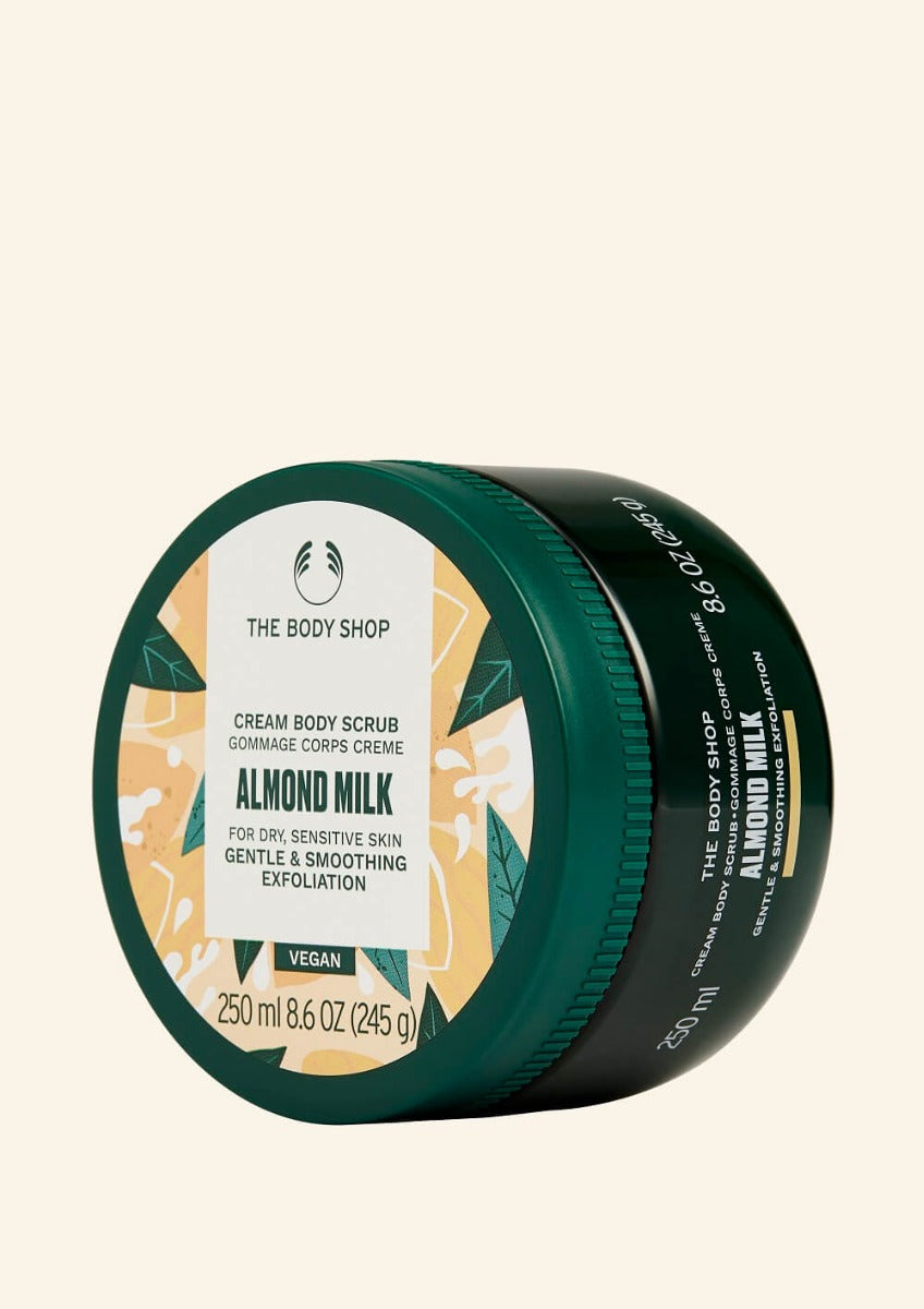 The Body Shop Almond Milk & Honey Gently Exfoliating Cream Scrub - Distacart