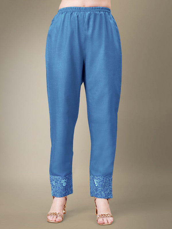 Blue Women's Kurta Pant Dupatta Set - Hiral Fashion