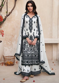 Thumbnail for Lorenvalley White Chinon Embroidery With Sequince Work Salwar Kameez Stitched