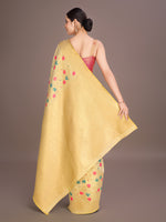 Thumbnail for Monjolika Fashion Exquisite Designs With This Regal Cream Rich Look Banarasi Tissue Silk Saree - Distacart