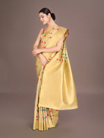 Thumbnail for Monjolika Fashion Exquisite Designs With This Regal Cream Rich Look Banarasi Tissue Silk Saree - Distacart