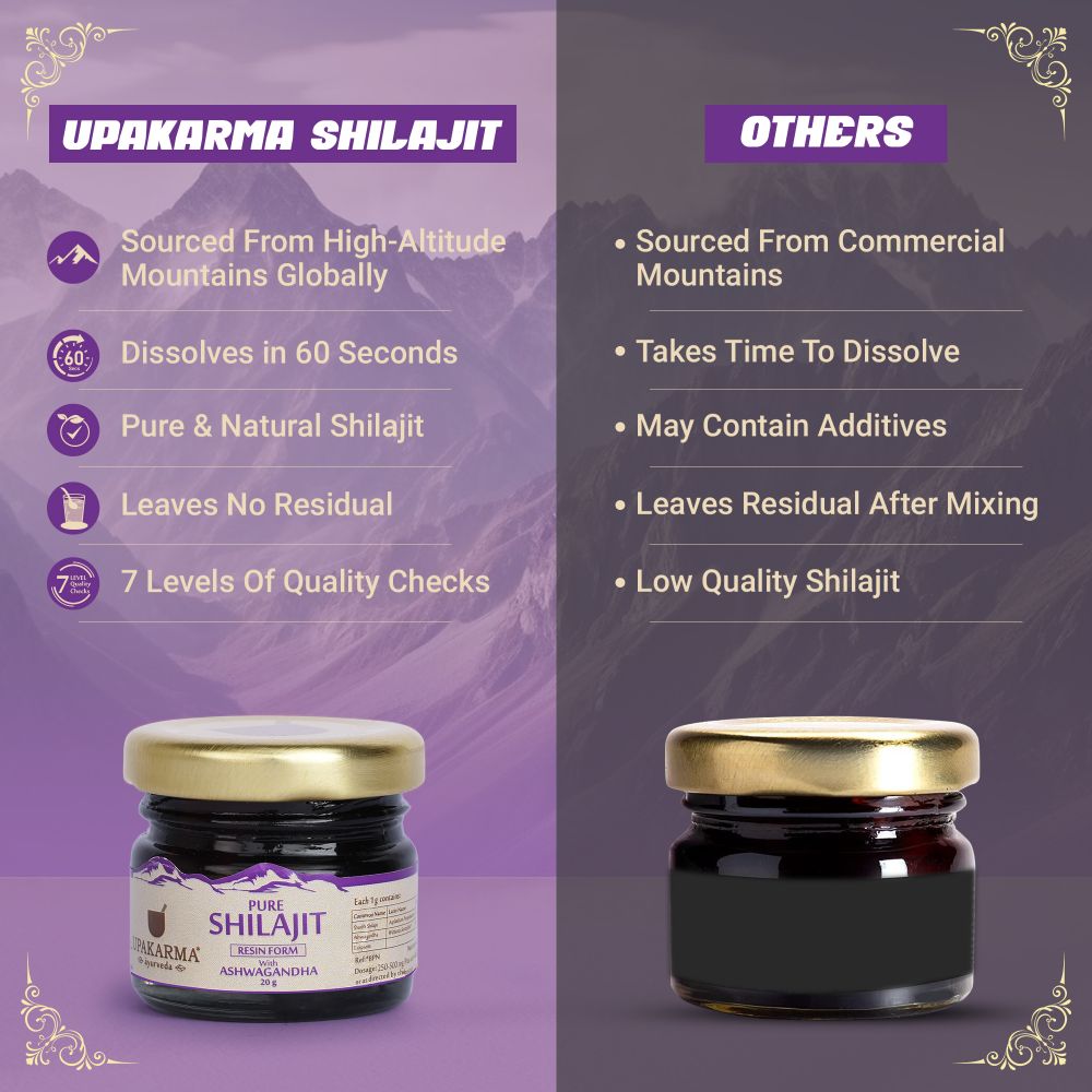 Upakarma Ayurveda Original & Pure SJ Resin Form with Ashwagandha - Distacart
