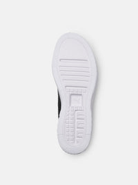 Thumbnail for Puma Women Cali Wedge Perforations Leather Sneakers