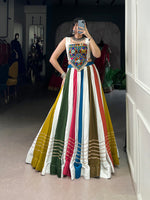 Thumbnail for Lorenvalley Pure Rayon Gota Patti Lace Touch Up Lehenga Choli