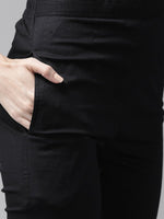 Thumbnail for ADA Women White & Black Chikankari Embroidered Handloom Kurta & Slip with Churidar - Distacart