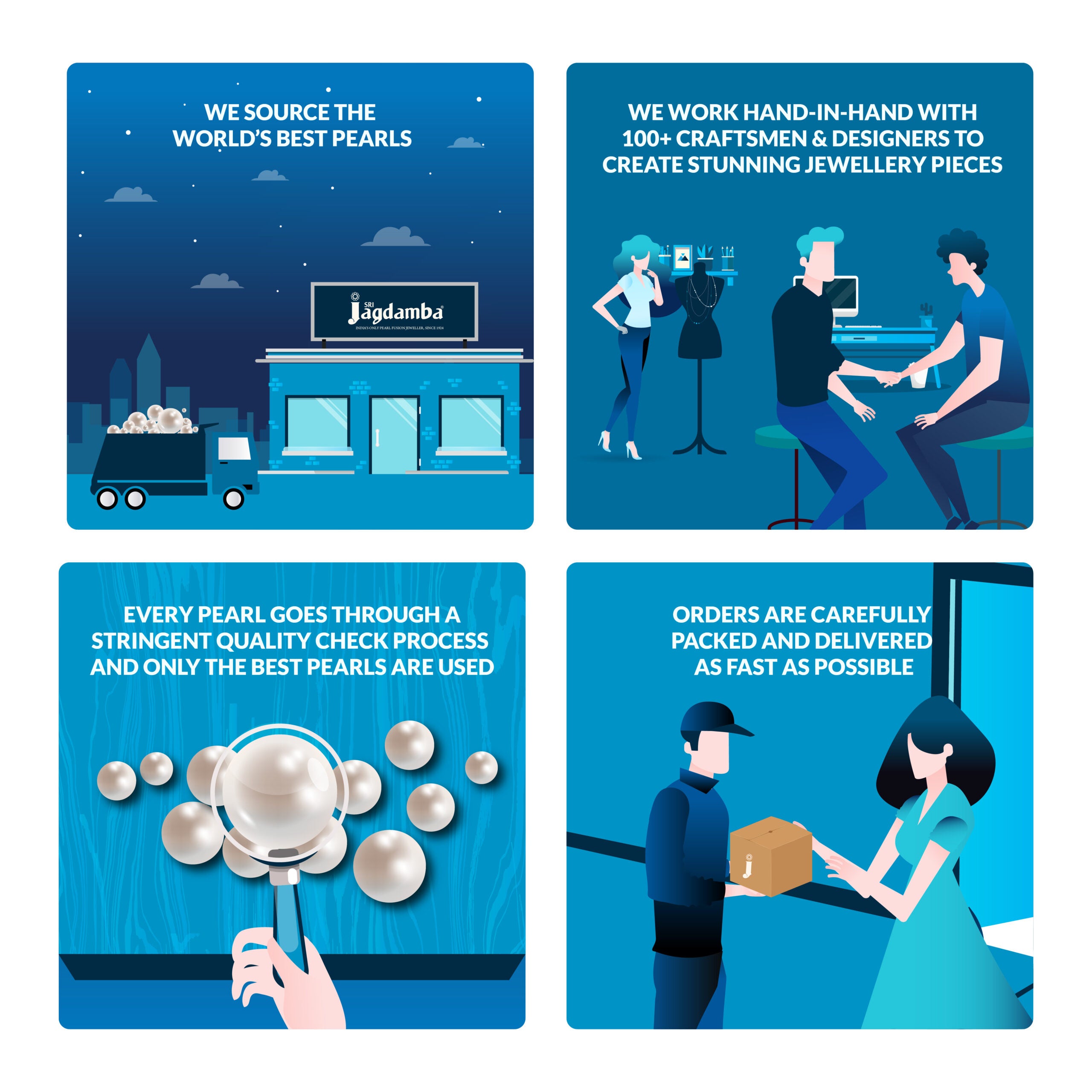 J Pearls Oeshi 2 Lines Oval Pearl Necklaces - Distacart