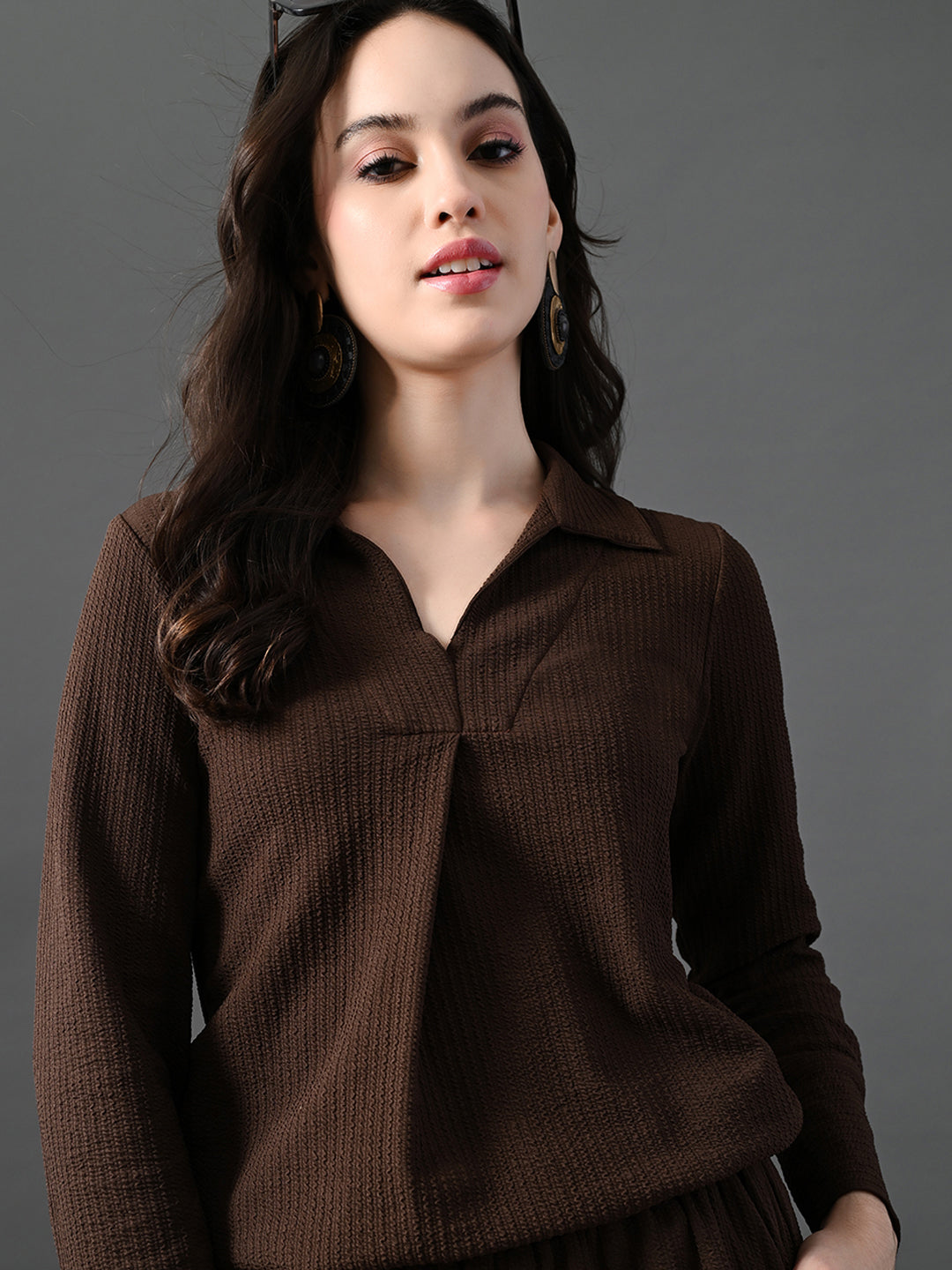 Myshka Women's Coffe Everyday Lounge Set - Distacart