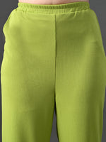 Thumbnail for Myshka Women's Green Ribbed Cord Set - Distacart