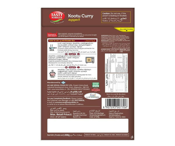 Tasty Nibbles Ready to Eat Kootu Curry - Distacart