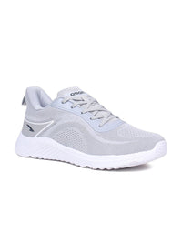 Thumbnail for ASIAN Men Grey Woven Design Sneakers