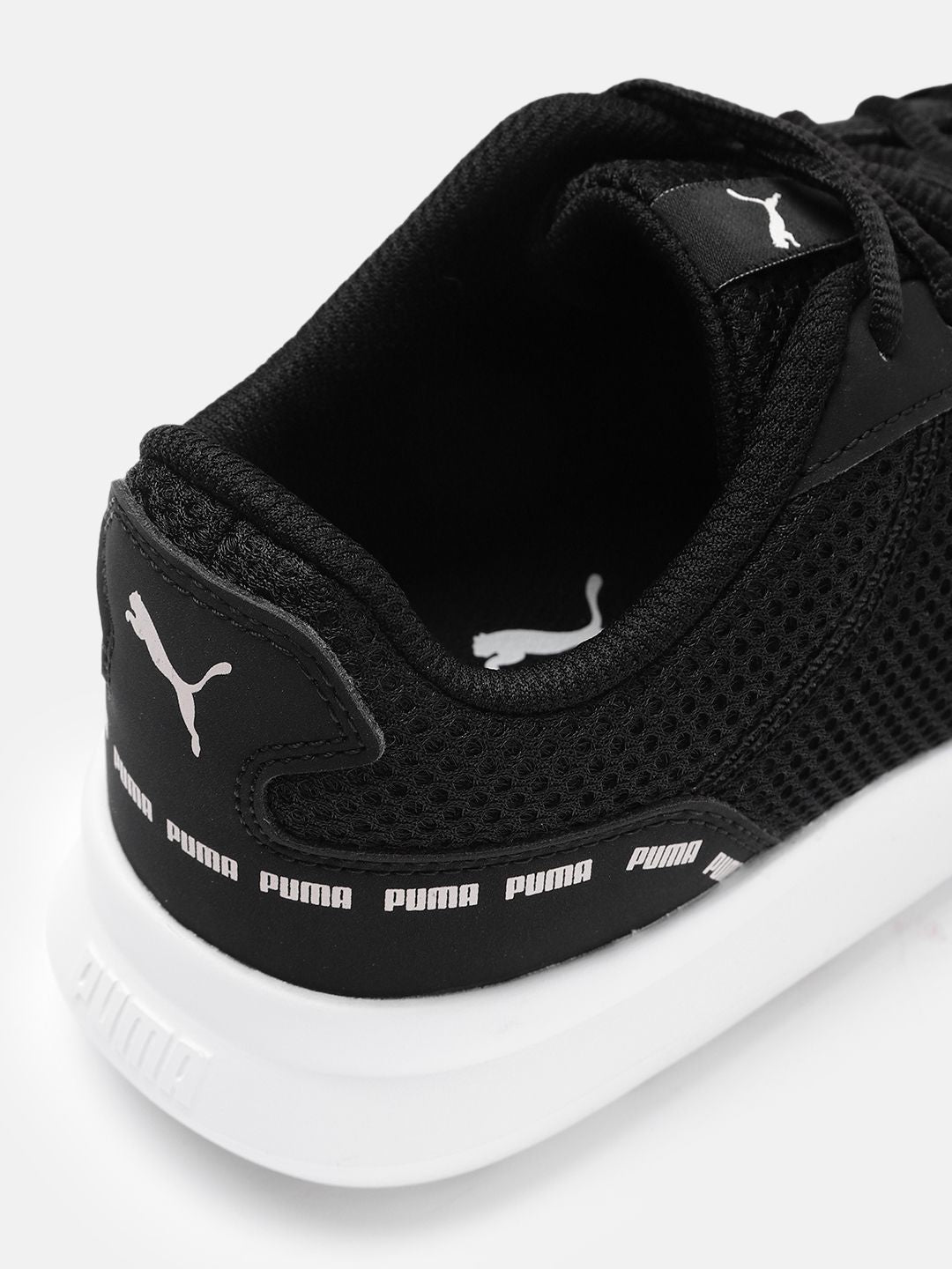 Puma Men & Women Black Urus Brand Logo Print Sneakers
