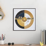 Thumbnail for Tehzeeb Creations Golden Embossed Wall Painting